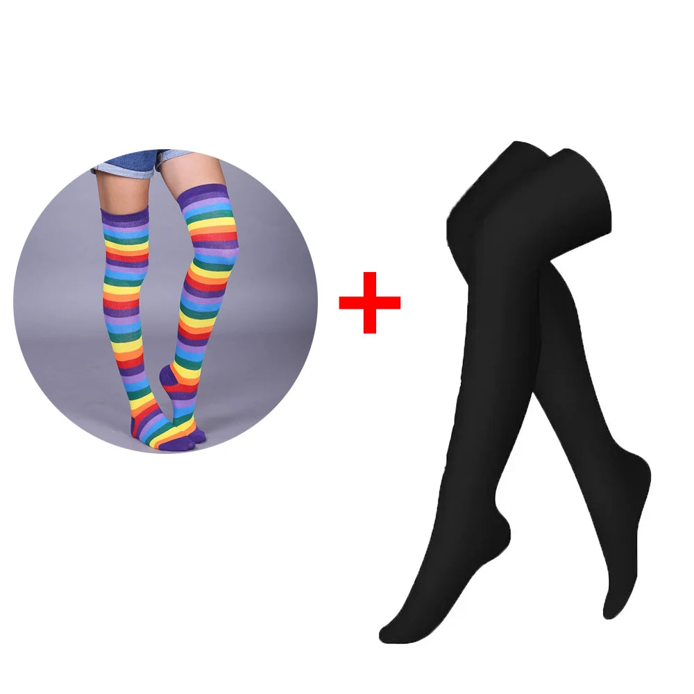 Thigh High Compression Socks 1-3 Pairs Black for Varicose Veins Edema Relief Running Yoga Nursing Men Women Daily Medical Use