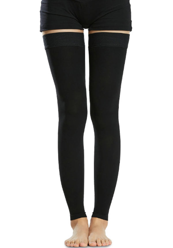 Plus Size Unisex Pressure Level 2 Compression Socks 23-32MMHG Thigh High Stress Relief Stockings for Comfort and Support