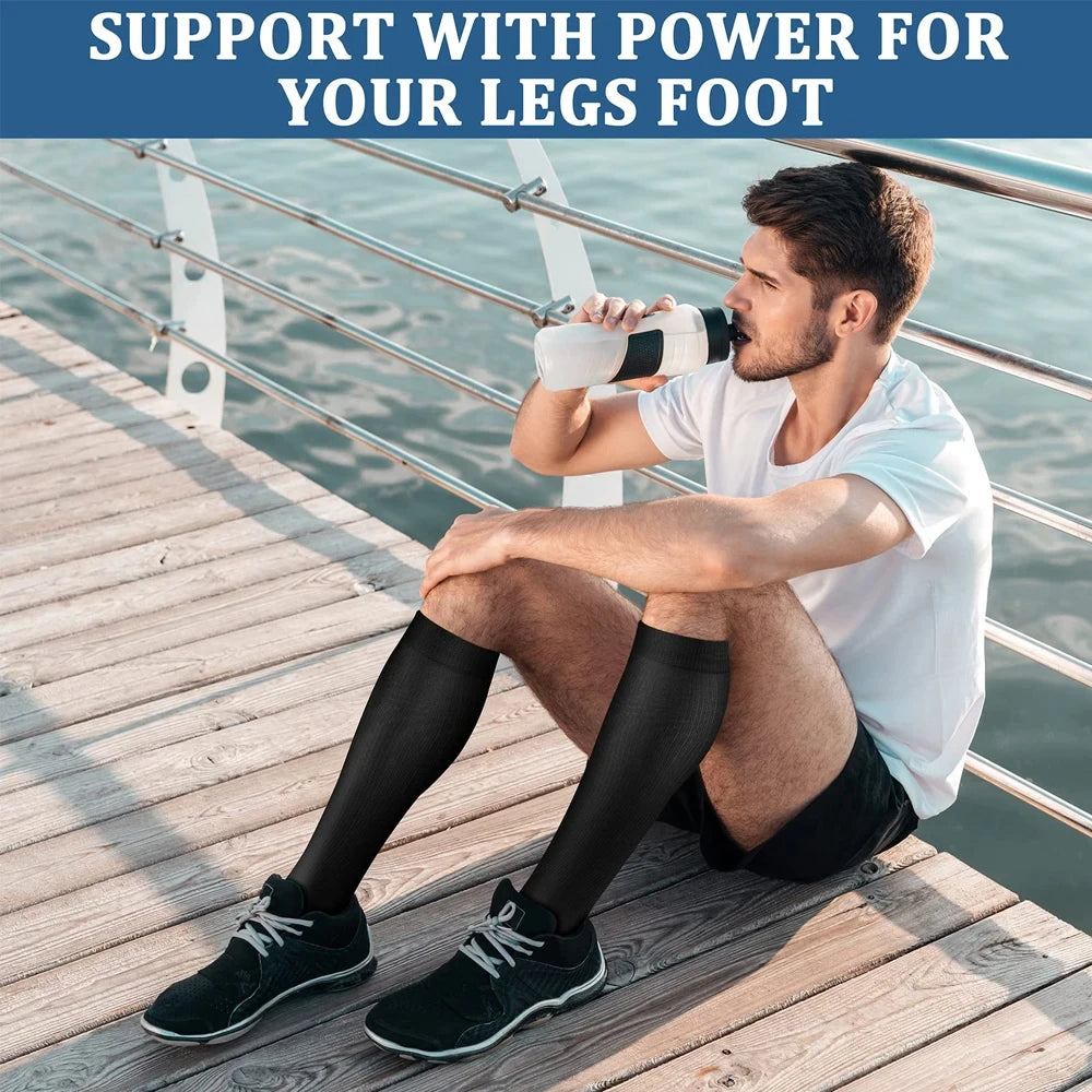 Compression Socks Medical Varicose Veins Swelling Support Legs 20-30mmHg Running Sports Socks Anti Fatigue Pain Relief Men Women