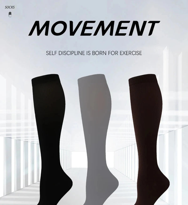 Compression Socks Medical Varicose Veins Swelling Support Legs 20-30mmHg Running Sports Socks Anti Fatigue Pain Relief Men Women