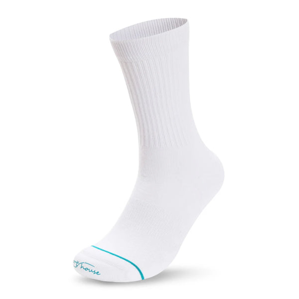 Medical Compression Socks for Men 10A AntibacterialCotton Blend Mid-Calf Socks Odour-Resistant and Moisture-Wicking