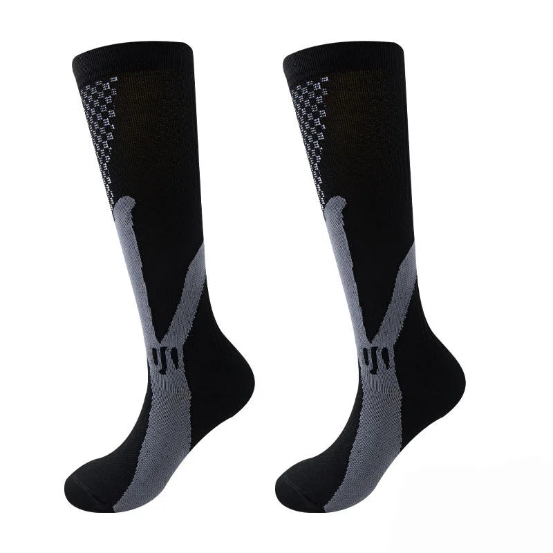 1 Pair Men Women Compression Socks 20-30mmHg Pain Relief Calf Leg Foot Support Stocking