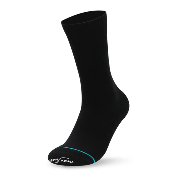 Medical Compression Socks for Men 10A AntibacterialCotton Blend Mid-Calf Socks Odour-Resistant and Moisture-Wicking