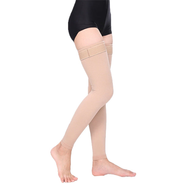 Plus Size Unisex Pressure Level 2 Compression Socks 23-32MMHG Thigh High Stress Relief Stockings for Comfort and Support