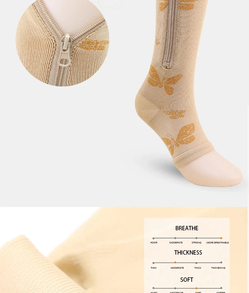 Compression Socks Medical Varicose Veins Swelling Support Legs 20-30mmHg Running Sports Socks Anti Fatigue Pain Relief Men Women