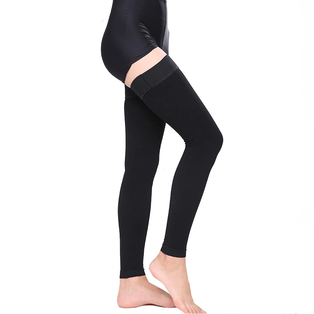 Plus Size Unisex Pressure Level 2 Compression Socks 23-32MMHG Thigh High Stress Relief Stockings for Comfort and Support